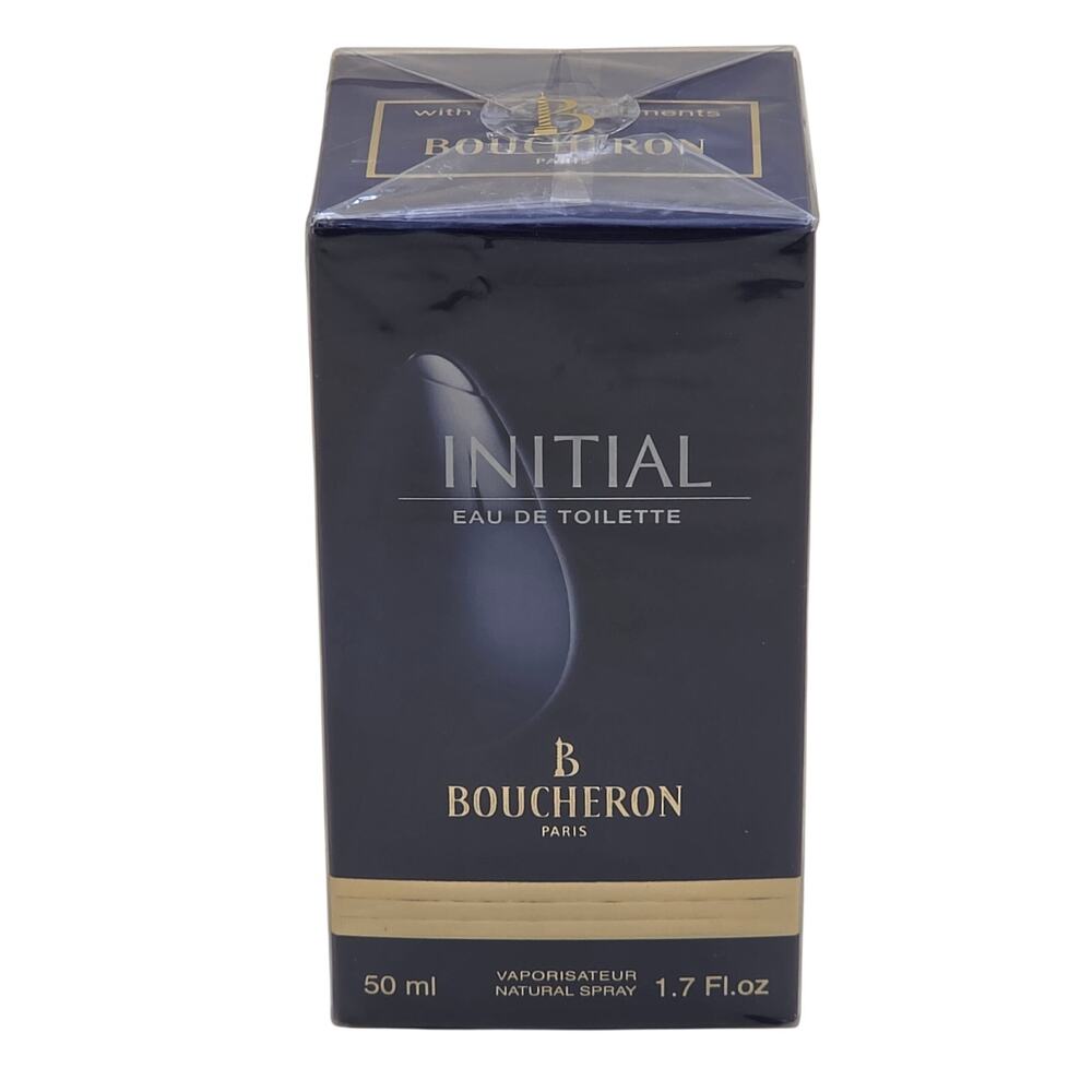 Vintage INITIAL by BOUCHERON 1.7 FL oz / 50 ML Eau De Toilette Spray New Sealed